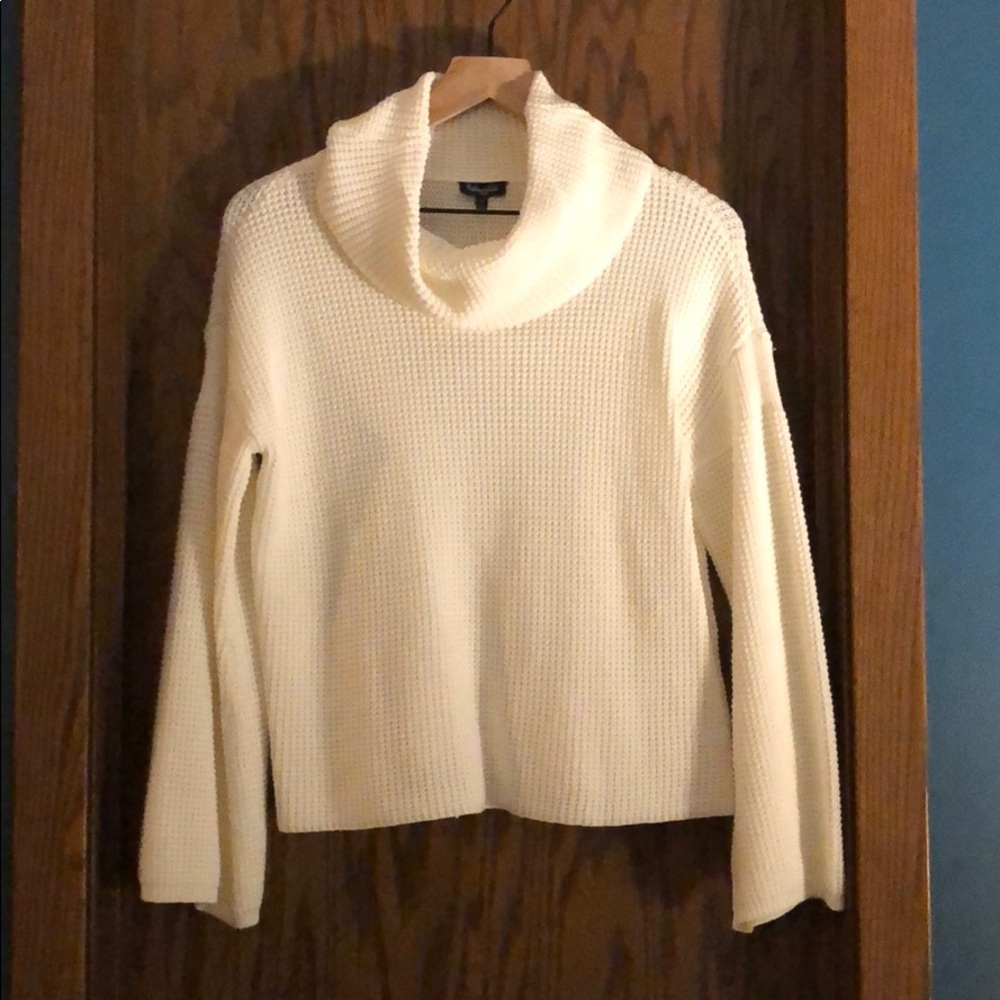Off white cowl neck sweater